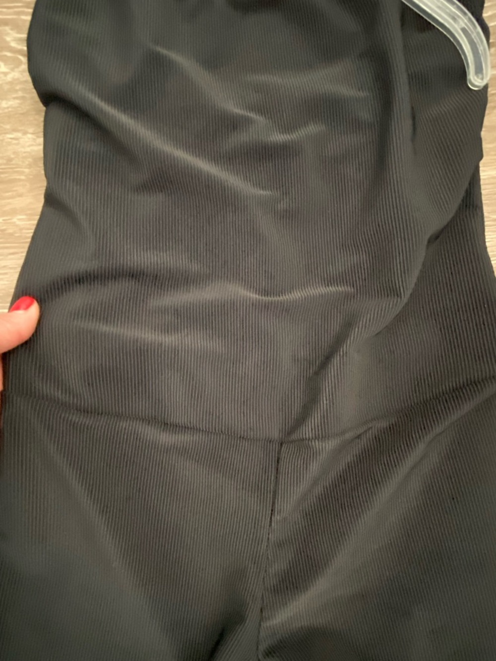 Onzie Black Ribbed One Piece Jumpsuit Unitard Yoga Pilates M/L - Picture 7 of 9